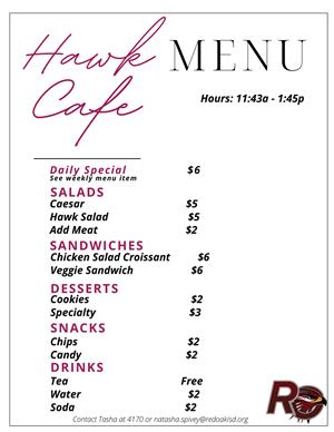 Online menu